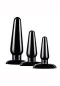 Anal Adventures Basic Plug Kit 3 Sizes Body Safe