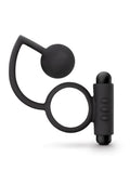 Anal Adventures Platinum Silicone Anal Ball With Vibrating C-Ring