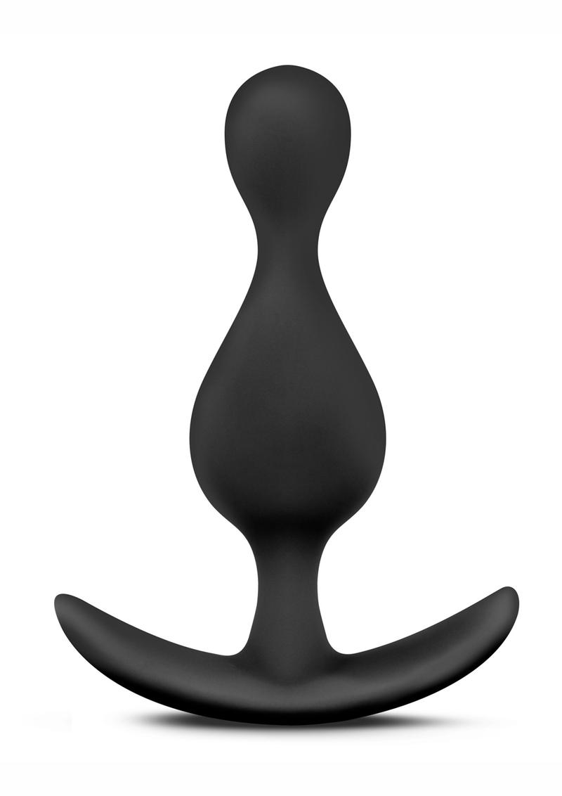 Anal Adventures Platinum Wave Plug Silicone