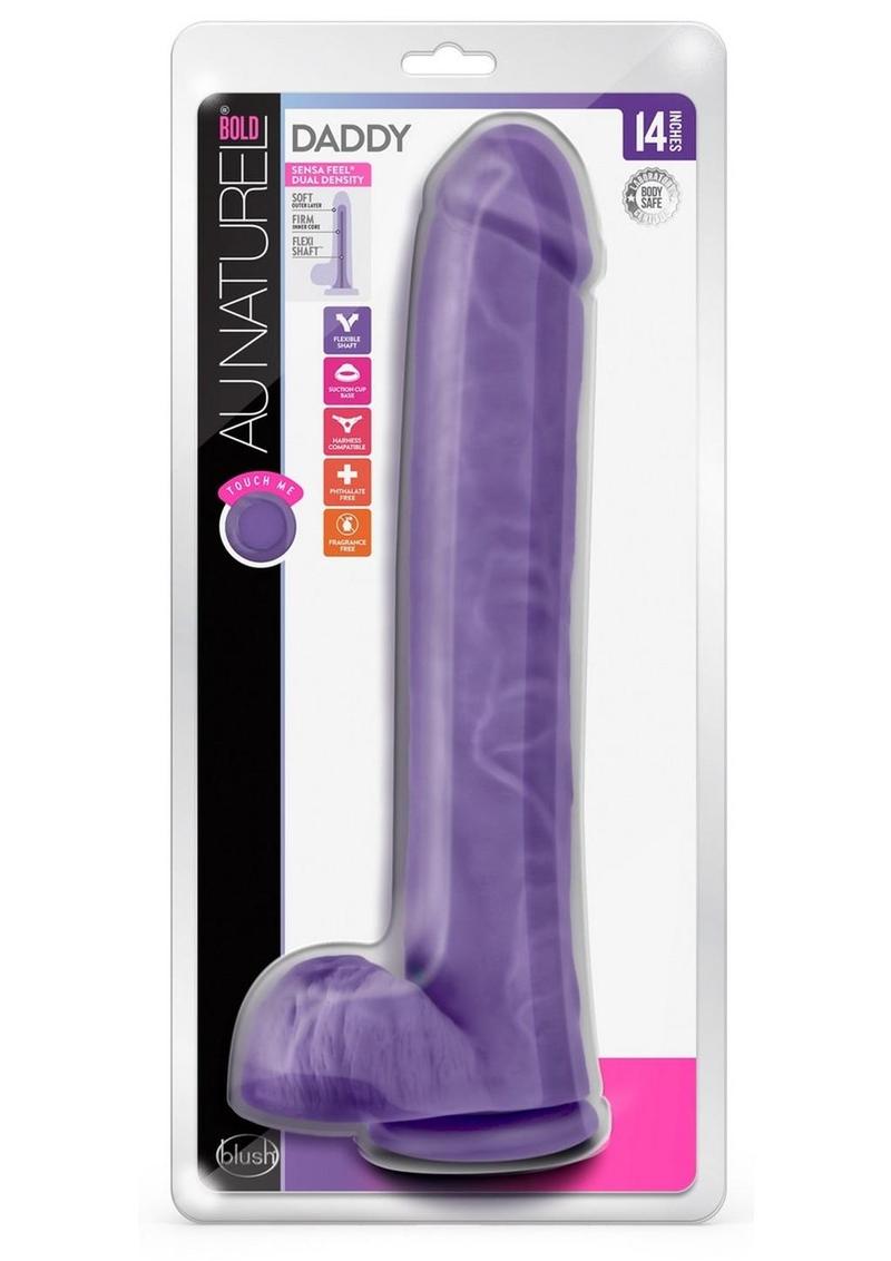 Au Naturel Bold Daddy Dual-Density Dildo with Suction Cup