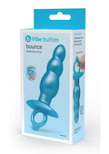 b-Vibe Bounce Beaded Silicone Plug Blue