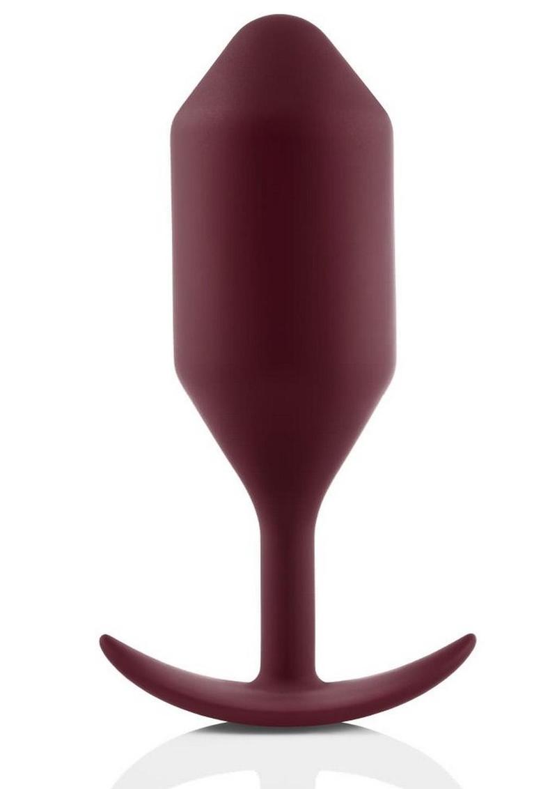 b Vibe Snug Plug 5 Weighted Silicone Anal Plug
