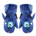 New Children's Ski Gloves Fleece-lined Girls' Cartoon Cute Baby Boy Mittens