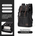 Retro Men's Canvas Backpack Small
