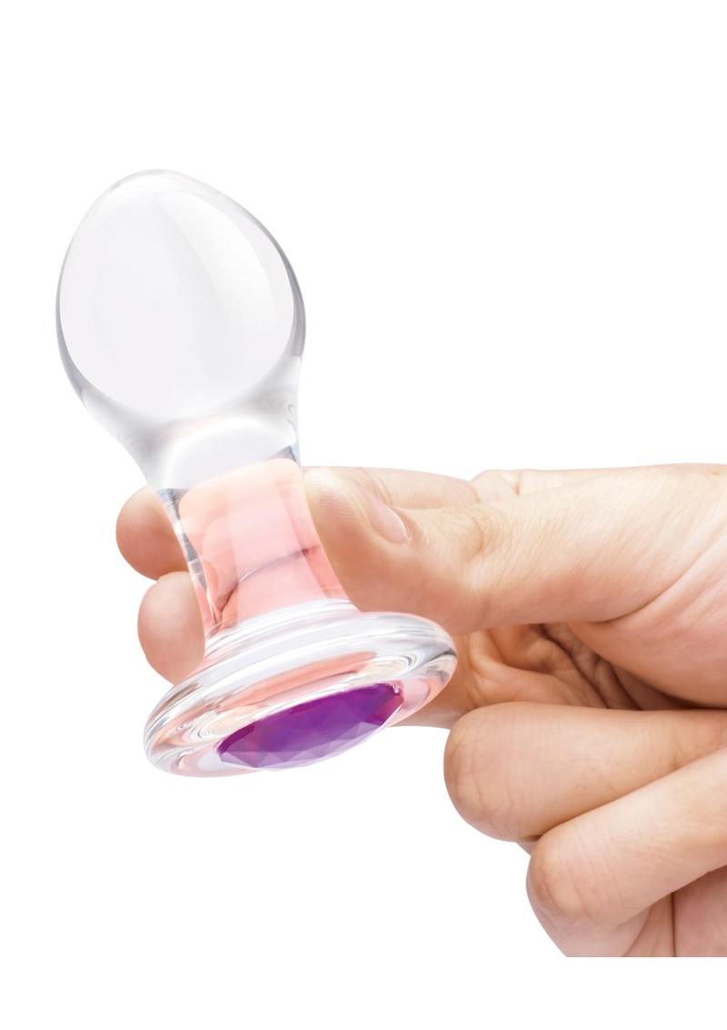 Gläs 3 Piece Bling Bling Blown Glass Anal Training Kit