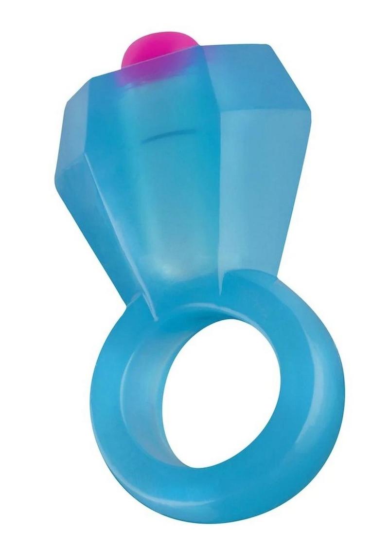 Rock Candy Vibrating Bling Pop Ring With Body Safe Material