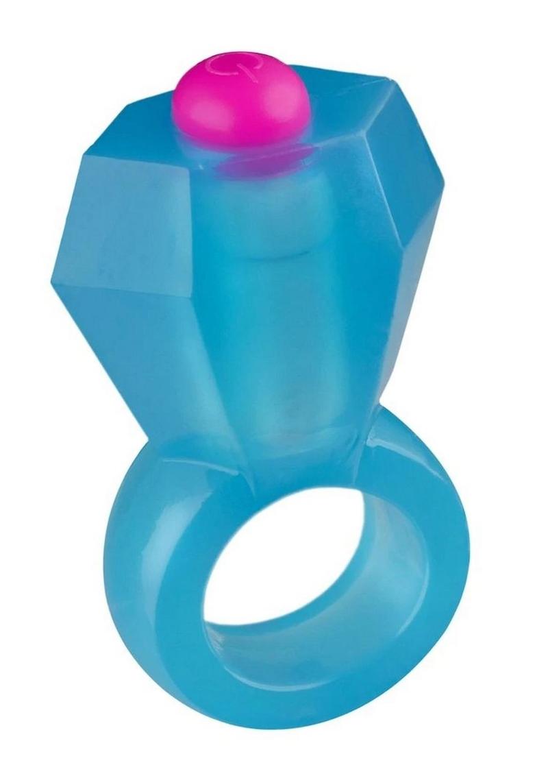 Rock Candy Vibrating Bling Pop Ring With Body Safe Material