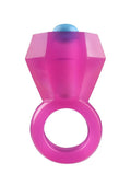 Rock Candy Vibrating Bling Pop Ring With Body Safe Material