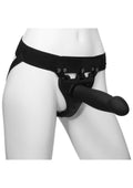 Body Extensions Be Risqué 2-Piece Vibrating Hollow Strap-On Dildo