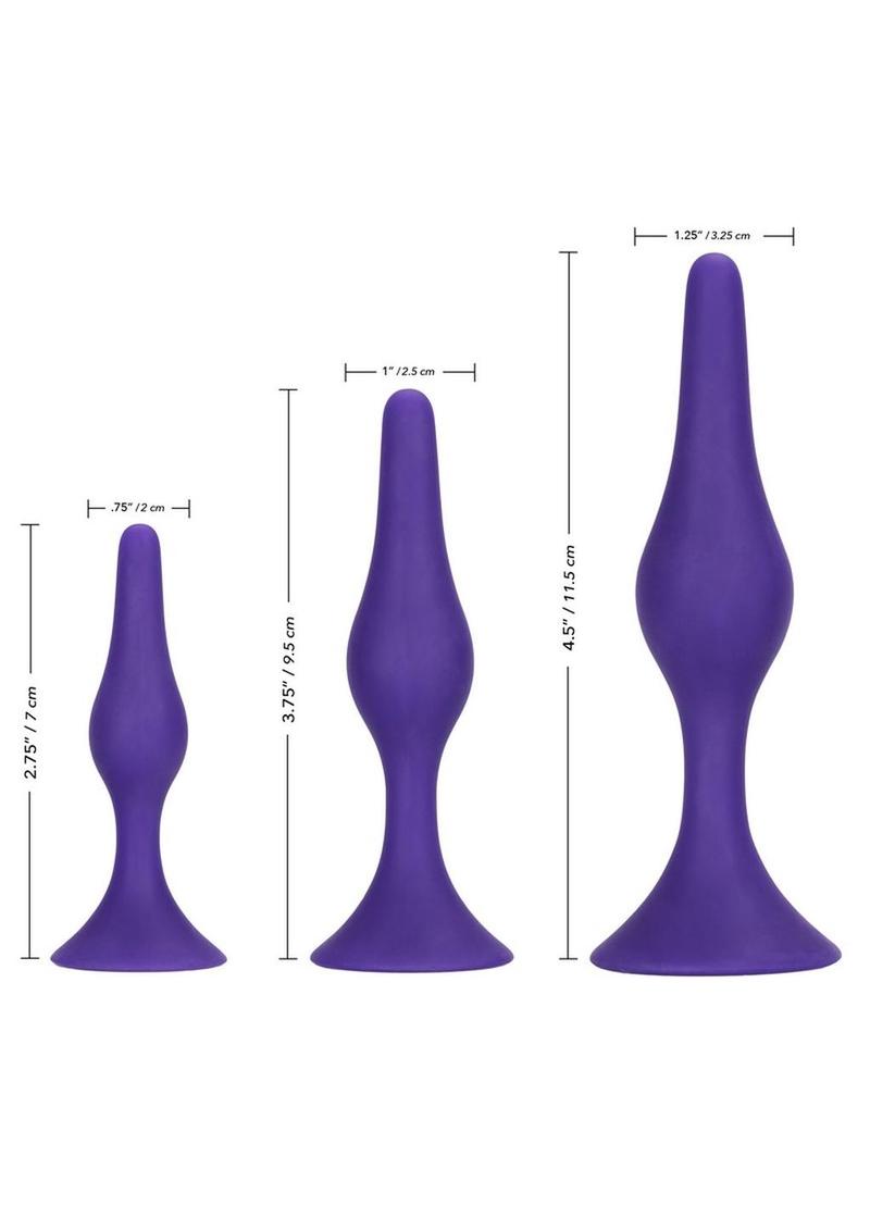 Booty Call Booty Trainer Starter Kit Silicone Anal Plugs
