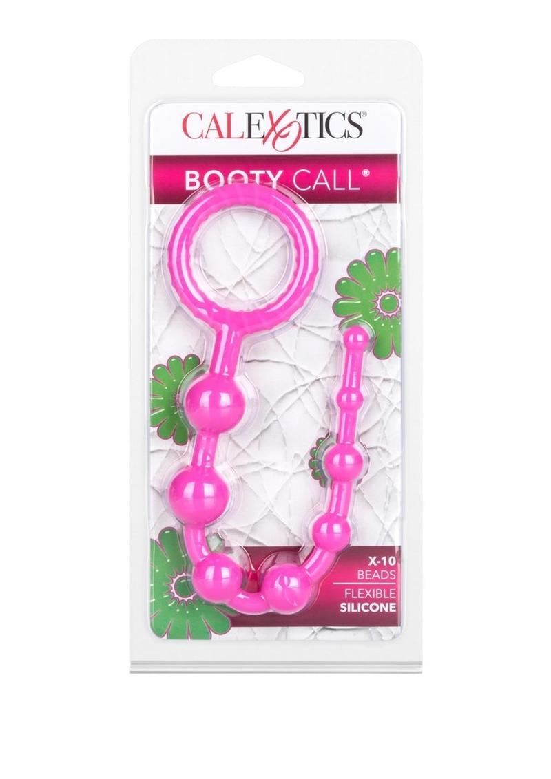 CALEXTICS Booty Call Purple Flexible Silicone Anal Beads