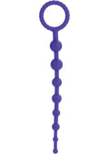 CALEXTICS Booty Call Purple Flexible Silicone Anal Beads