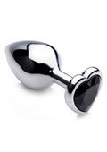 Booty Sparks Black Heart Gem Large Anal Plug