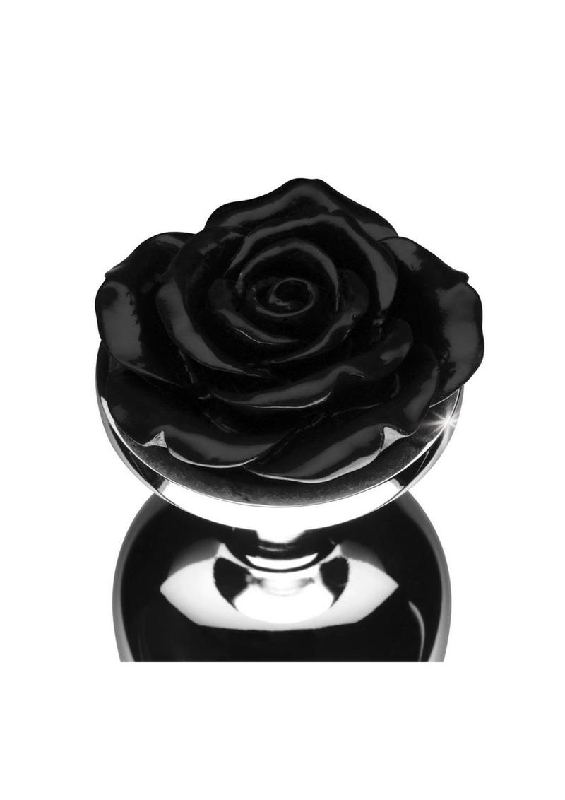 Booty Sparks Black Rose Medium Anal Plug