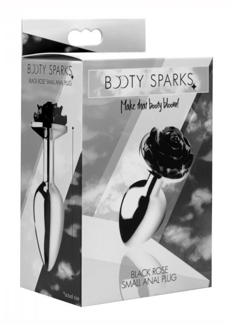 Booty Sparks Black Rose Medium Anal Plug