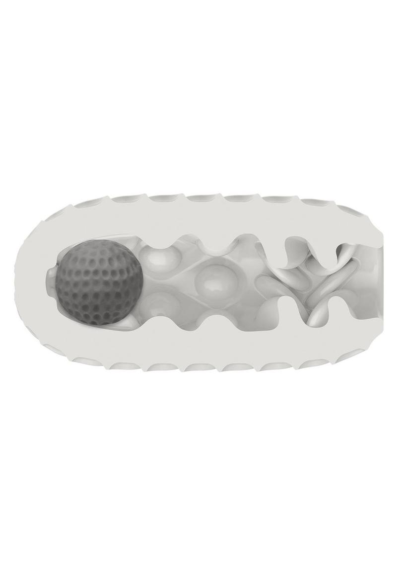 Boundless Reversible Squishy Ball Stroker with Tip Tickler