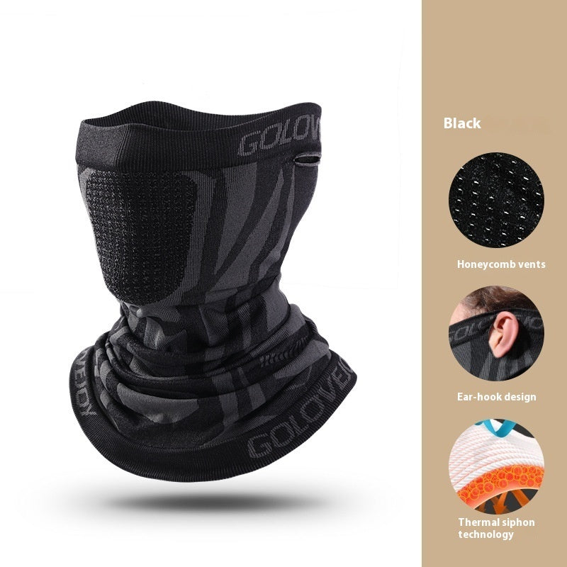 Ski Mask Ear Hanging Face Care Scarf Windproof Thermal Headgear