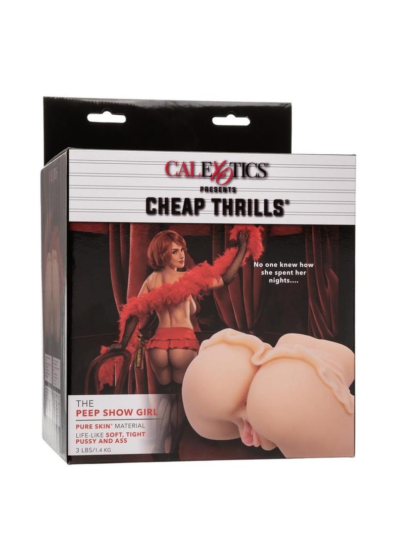 Cheap Thrills The Peep Show Girl – Soft Pussy & Ass Stroker