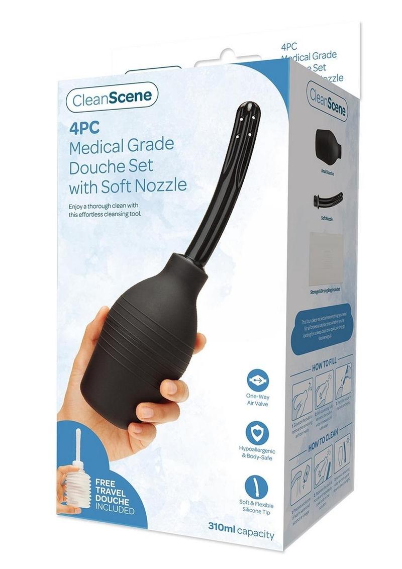 CleanScene 4PC Medical Grade Douche Set