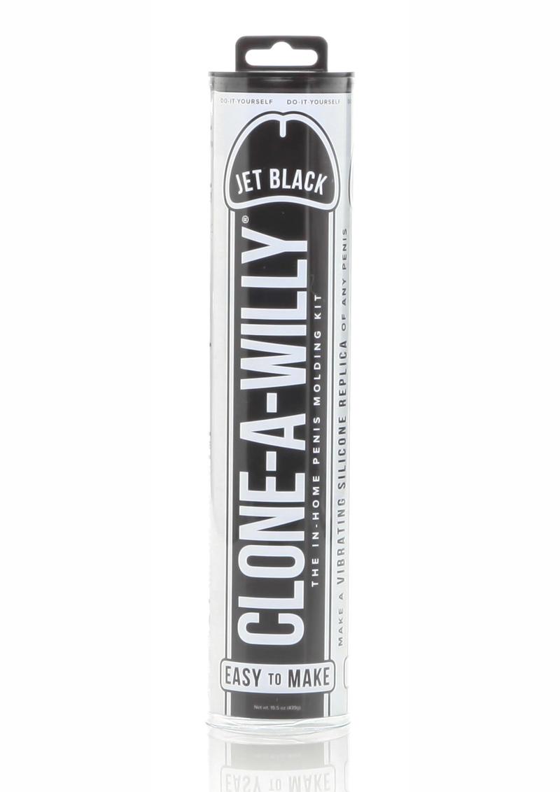 Clone-A-Willy Jet Black Molding Kit with Vibrator Dildo