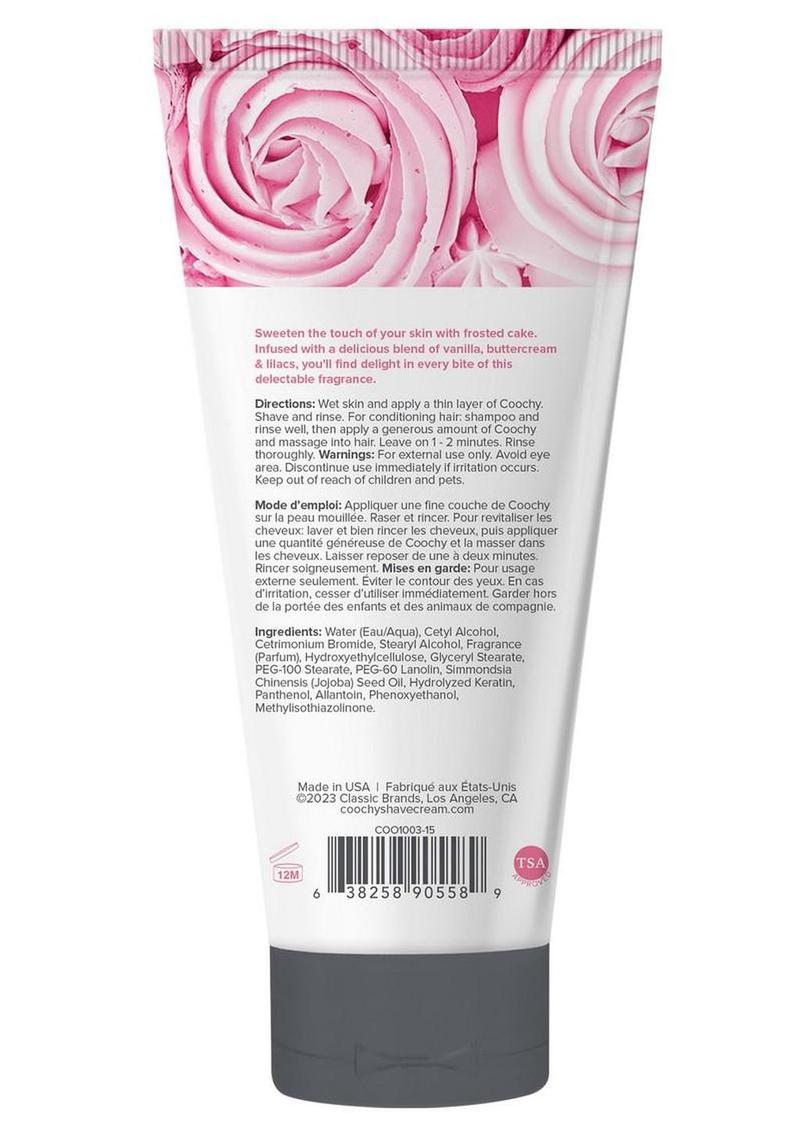 Coochy Frosted Cake Shave Cream Smooth And Moisturizing