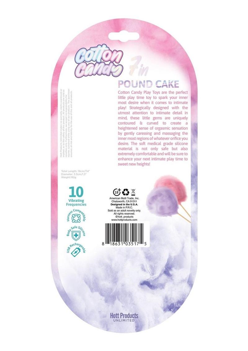 Cotton Candy Silicone Vibrator With Vibrating Frequencies