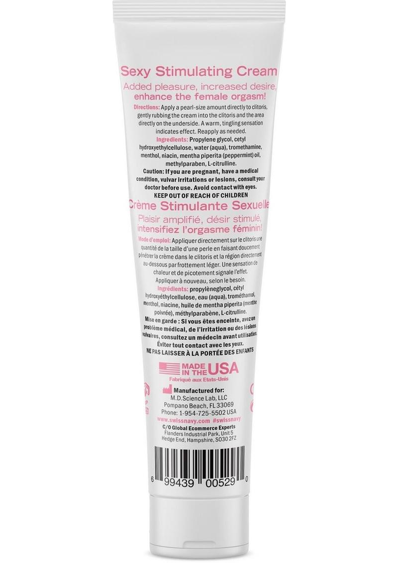 Desire Sexy Stimulating Cream by Swiss Navy Enhances Sensation