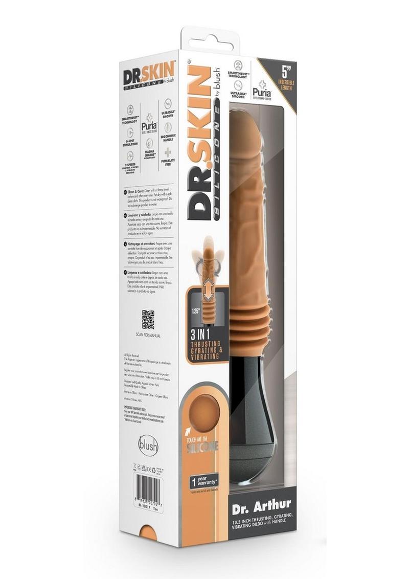 Dr. Skin Dr. Arthur Thrusting Gyrating And Vibrating Dildo