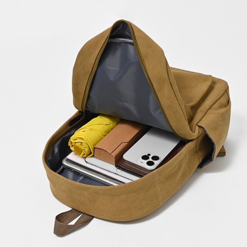 Canvas Large Capacity Travel Men's Backpack