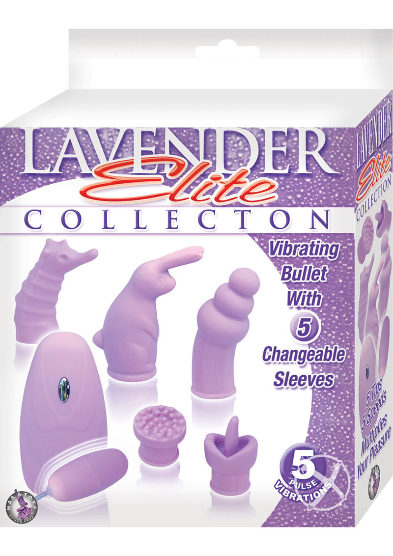 Lavender Elite Collection Vibrating Bullet Sleeves