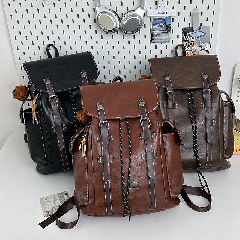 Fashion Casual Large Capacity Retro Trendy Outdoor Men's Travel Backpack
