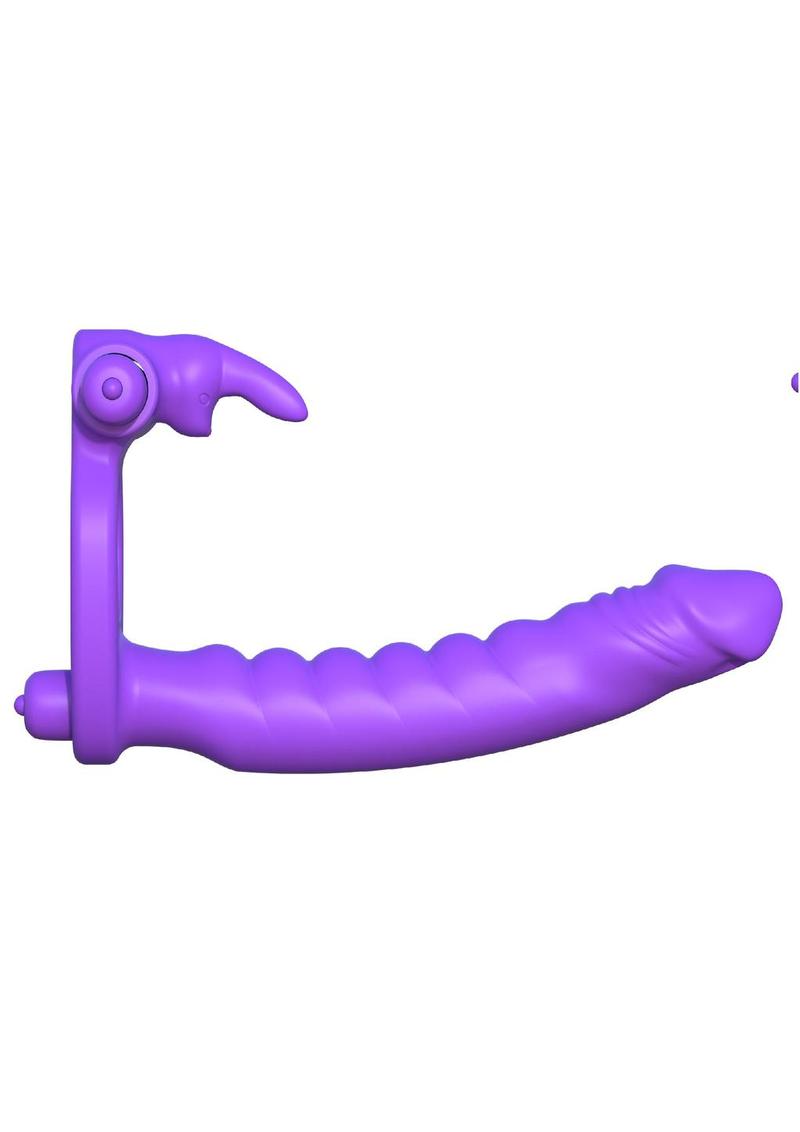 Fantasy C Ringz Silicone Double Penetrator Rabbit