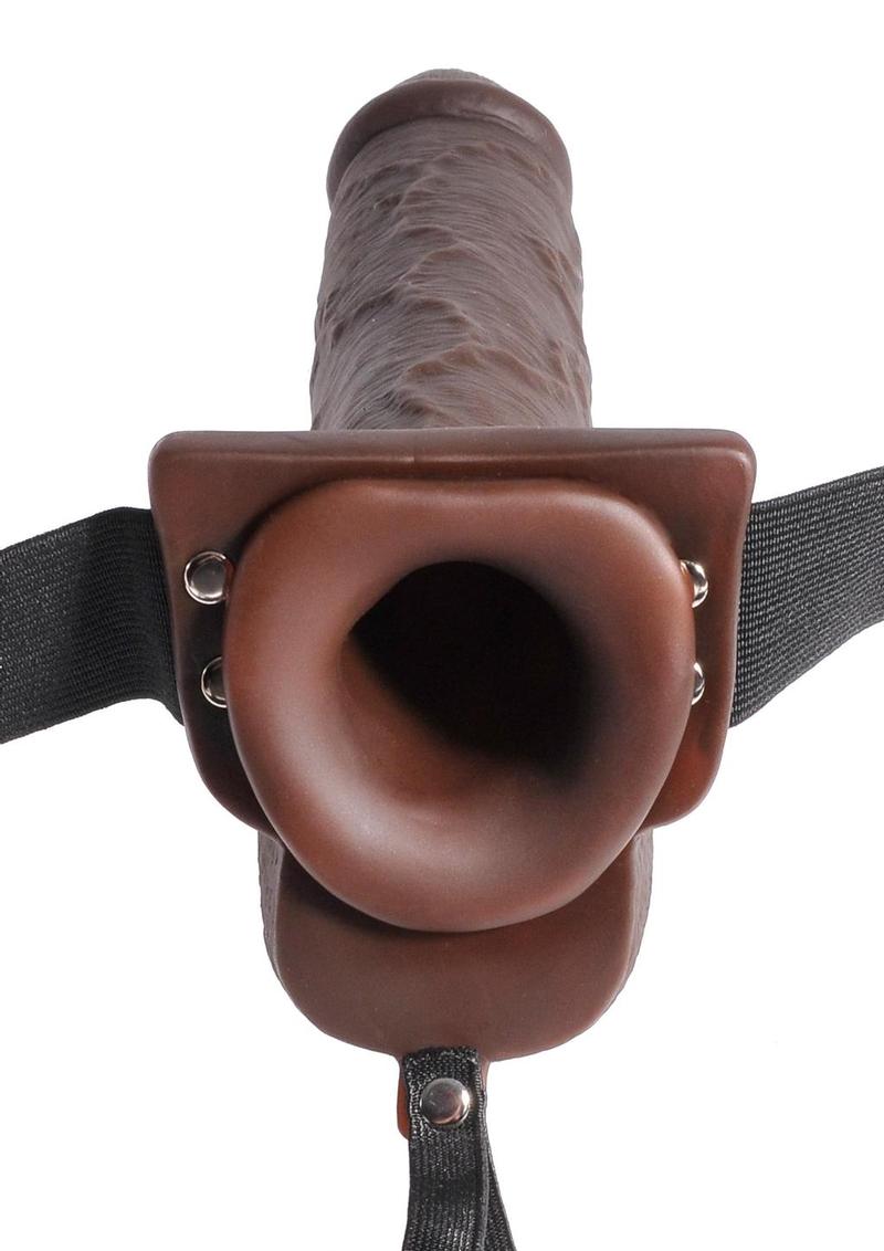 Fetish Fantasy Series Hollow Squirting Strap-On Balls and Harness