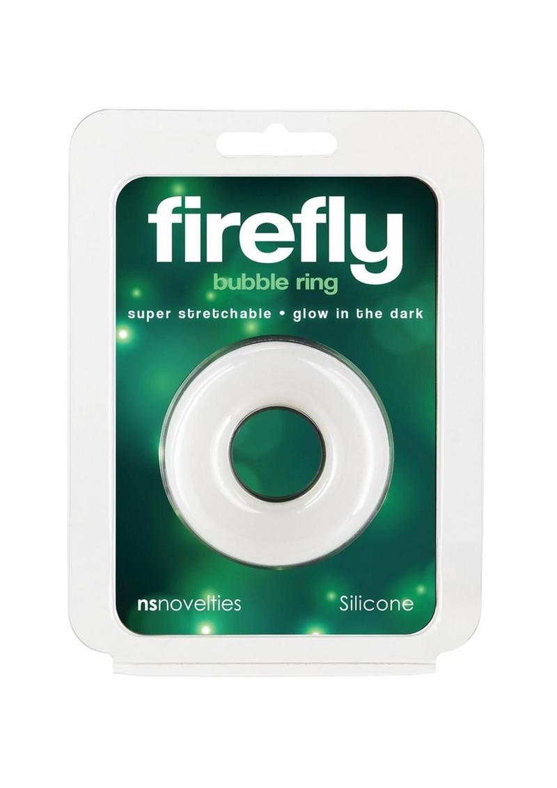 Firefly Glow in the Dark Bubble Single Super Stretchable Silicone Cock Ring