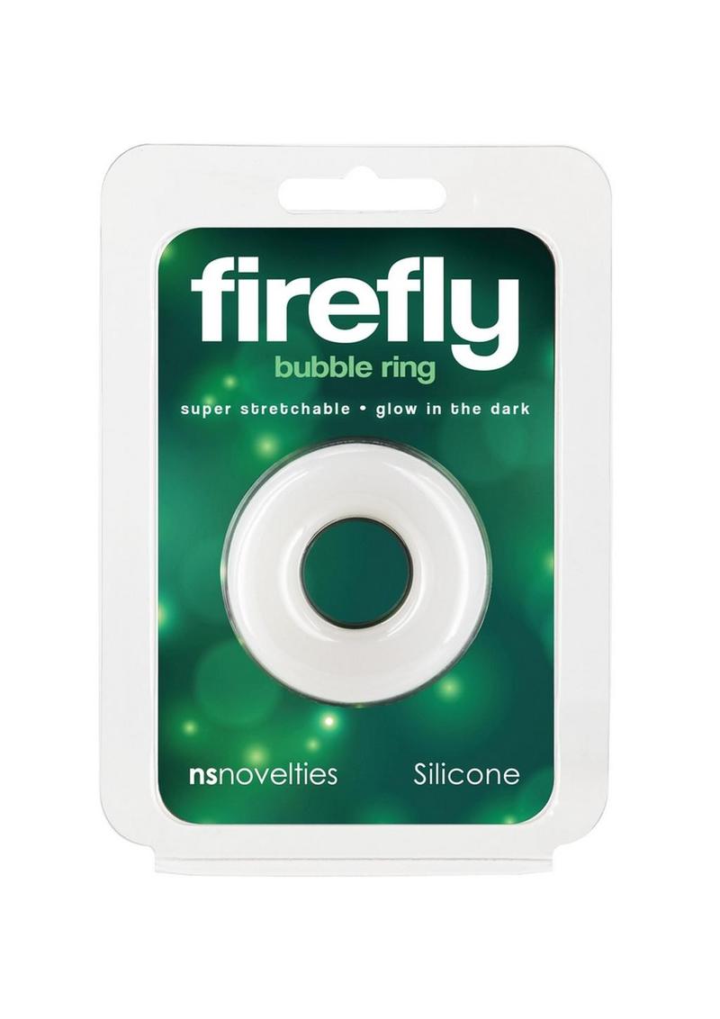 Firefly Glow in the Dark Bubble Single Super Stretchable Silicone Cock Ring