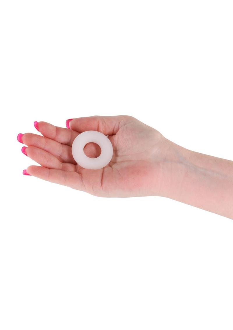 Firefly Glow in the Dark Bubble Single Super Stretchable Silicone Cock Ring