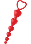 Frisky Sweet Hearts Silicone Anal Beads