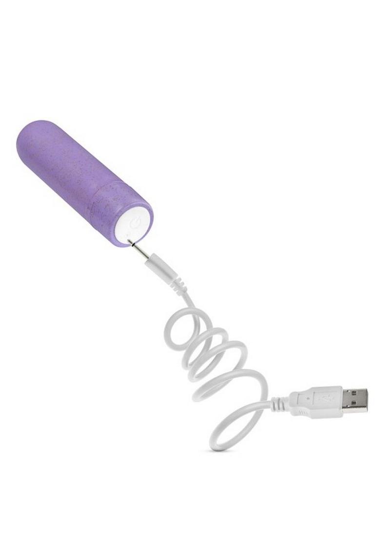 Gaia Eco Rechargeable Blush Biofeel Bullet Vibrator