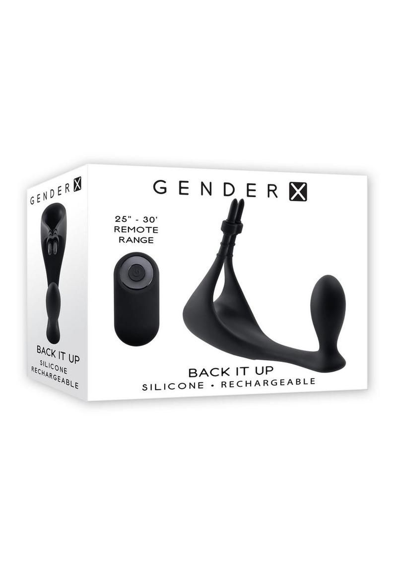Gender X Back It Up Silicone Vibrating Butt Plug