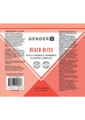 GenderX Beach Bliss Peach Orange And Cranberry Flavored Lube