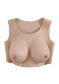 Gender X Undergarments Plate D-Cup – Breastplate in Chocolate