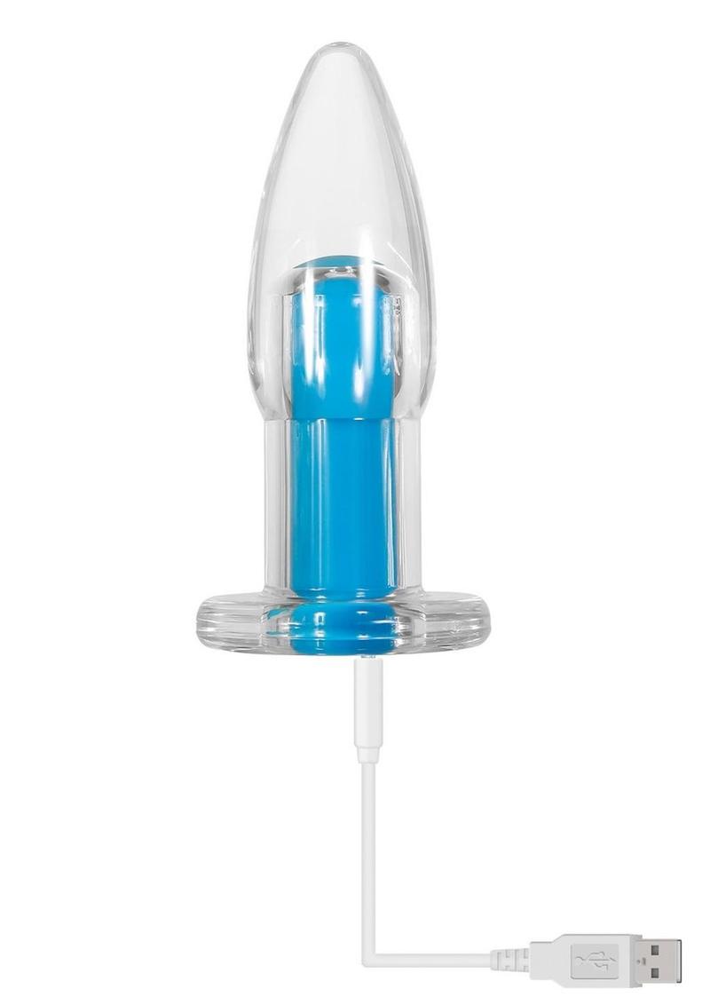 Gender X Electric Blue Silicone Rechargeable Remote Control Vibratos