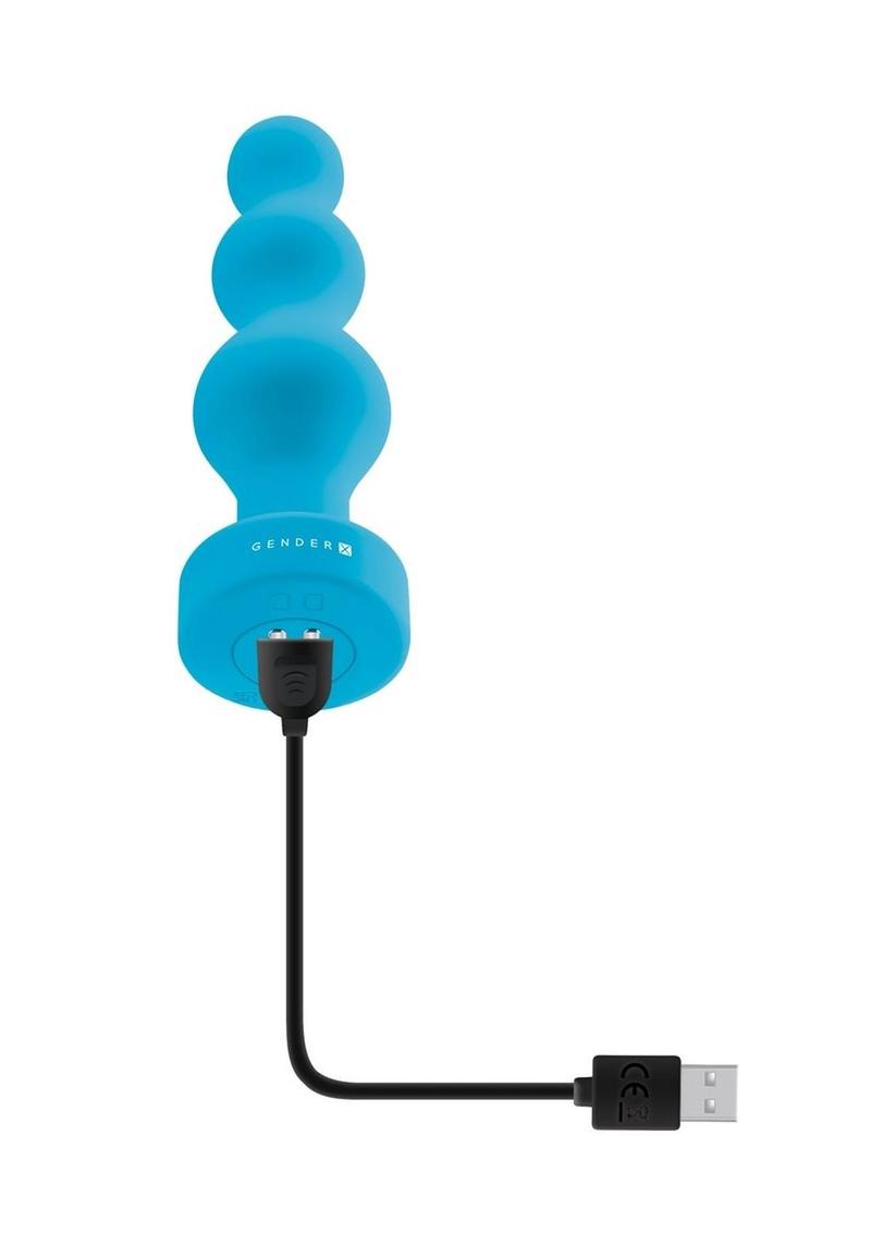 Gender X Plugged Up Rechargeable Anal Beads