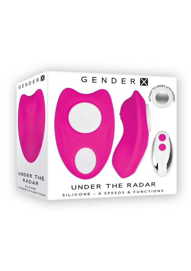 Gender X Under the Radar Silicone Panty Vibe with Remote Control