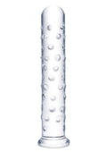 Glas Extra Large Glass Dildo With Luxury Satin Storage Bag