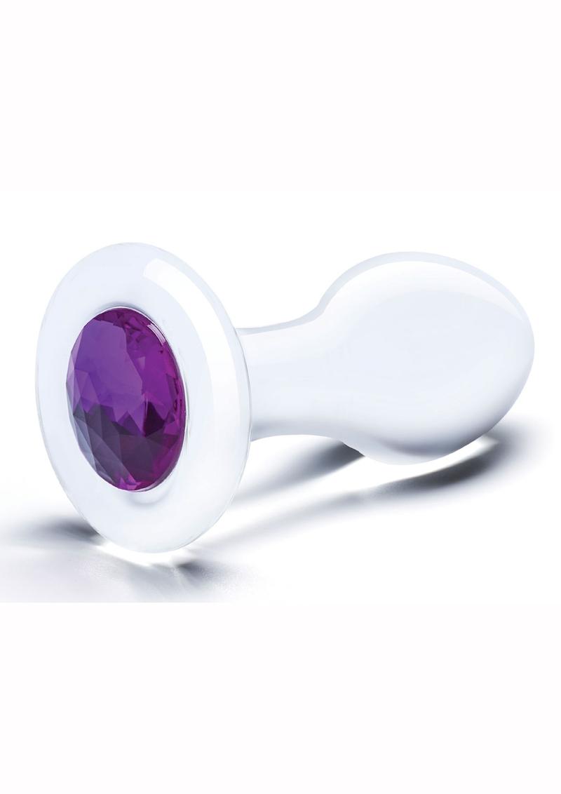 Gläs 3.5 Inch Bling Bling Hand Blown Glass Butt Plug