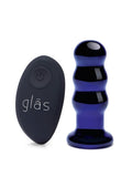 Gläs 3.5 Inch Rechargeable Remote Beaded Butt Plug