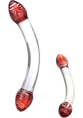 Glas Head Double Dildo With Handcrafted Elegance and Versatility
