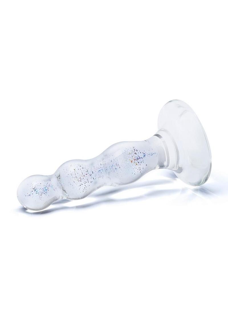 Gläs 4 Inch Triple Play Hand Blown Beaded Glass Butt Plug