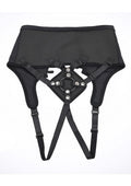 Sportsheets High Waisted Corset Strap On - Black